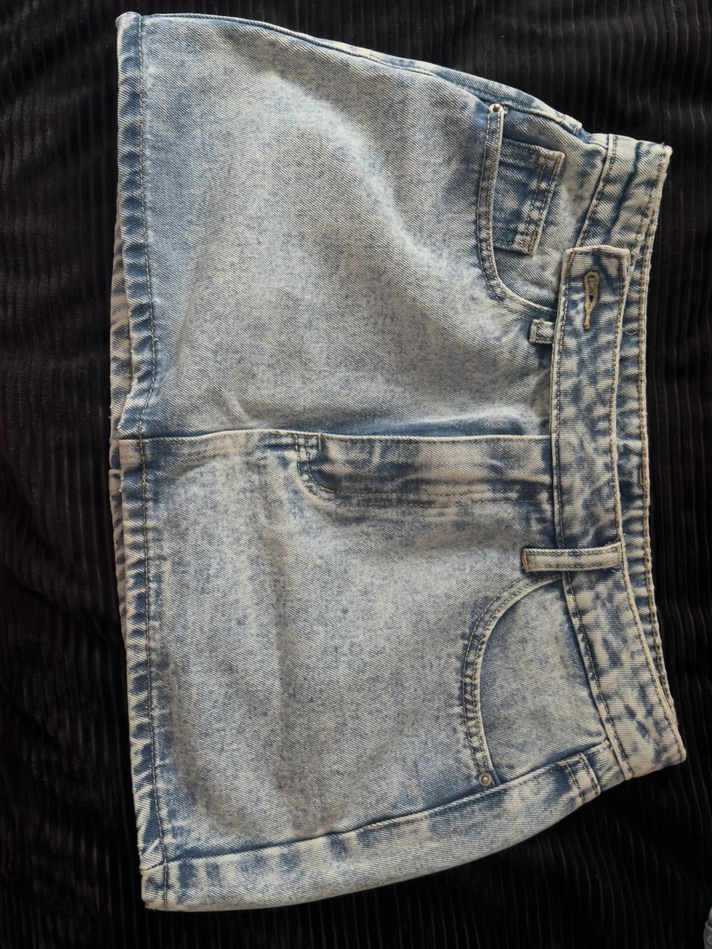SHEIN Light Wash Denim Jean Shorts